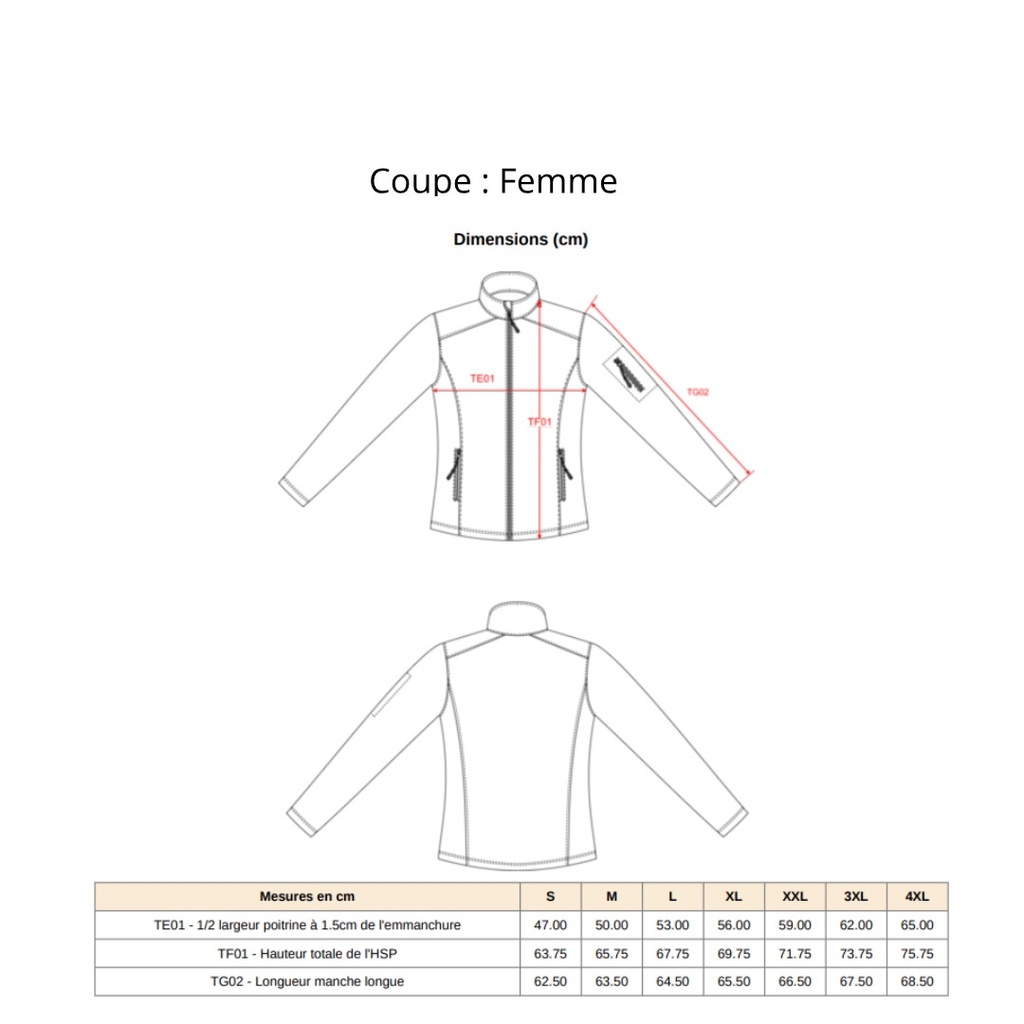 Veste softshell premium