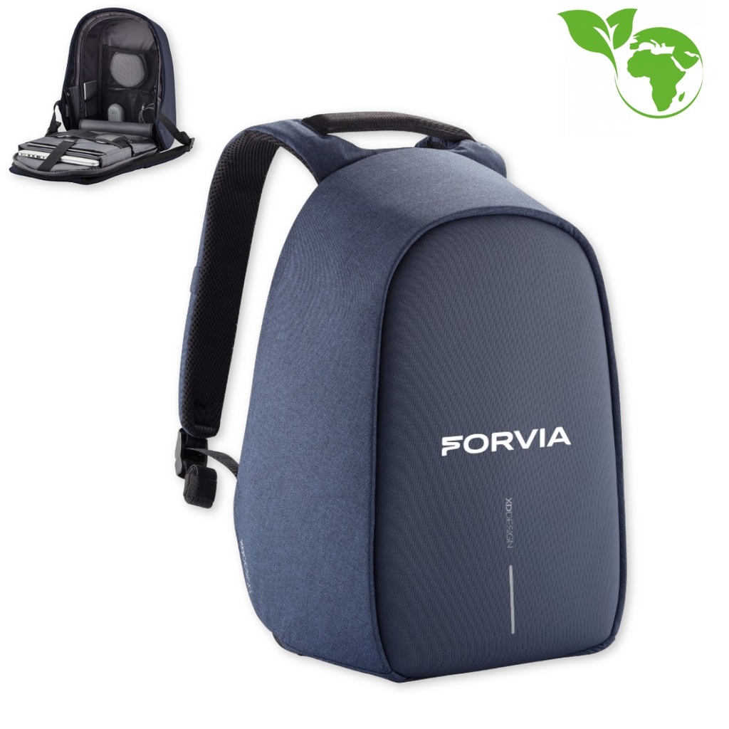 Recycled antitheft backpack premium